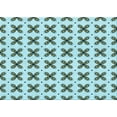 thumbnail image 1 of Ahgly Company Machine Washable Indoor Rectangle Transitional Green Area Rugs, 2' x 4', 1 of 7