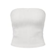 thumbnail image 7 of hotojiny Women's Tube Tops Summer Casual Bandeau Tanks Casual Strapless Blouse off the Shoulder Going out Shirts, 7 of 7