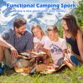 thumbnail image 3 of Monstrate Spork de acero inoxidable 4 piezas Spork de camping multifuncional resistente y duradero, 3 of 6
