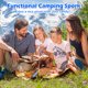 thumbnail image 3 of Monstrate Spork de acero inoxidable 4 piezas Spork de camping multifuncional resistente y duradero, 3 of 6