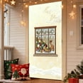 thumbnail image 4 of Steadline Oversized Christmas Door Curtain with 3D Embroidery - Holiday Decorative Cover for Indoor and Outdoor Festive Atmosphere Creation During Winter Celebration, 4 of 7