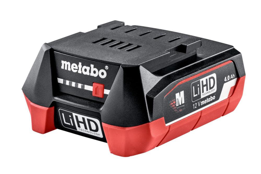 Metabo 12V Lihd Battery Pack (4.0Ah)