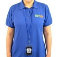 thumbnail image 4 of 25 Pack - Premium Name Tag Badge Holders with Lanyards - Vertical Clear Plastic Card Pouch and Lanyard Holder for School and Events by Specialist ID (Royal Blue), 4 of 5