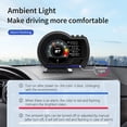 thumbnail image 5 of OBD2+GPS HUD Gauge Car Digital Head Up Display Speedometer Turbo RPM Alarm Temp, 5 of 15