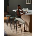 thumbnail image 2 of Collection - Bar Stools Set of 2, Bar Height Bar Stools, Kitchen Counter Stools,Forest Green, 2 of 10