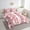 Pink, variant on Erosebridal Hippie Aztec Bedding Sets Twin Size, Pink Bohomian Comforter Sets with Sheets, Triangle Geometry Reversible Bed Set, Ultra Soft Bedroom Decor, 7-Piece