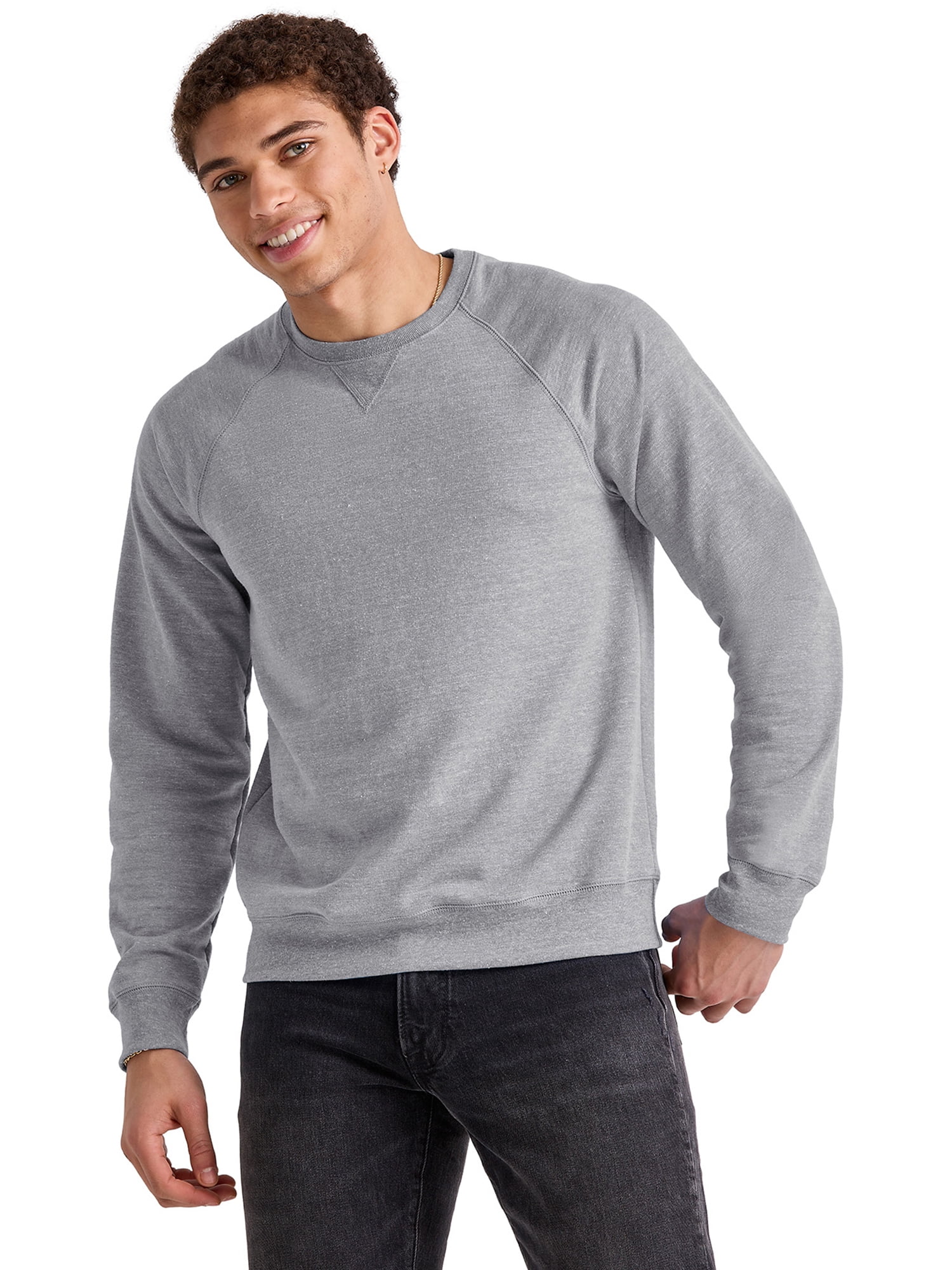 Hanes Men's Crewneck Sweatshirt, TriBlend French Terry