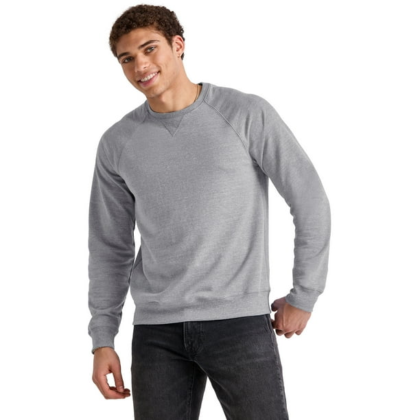 Hanes Men's Crewneck Sweatshirt, Tri-Blend French Terry - Walmart.com