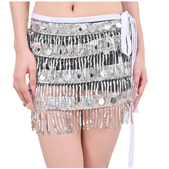 Chaîne de Taille Perlée, Serviette de Hanche à Paillettes Mode Décontractée