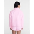 thumbnail image 3 of No Boundaries Faux Shearling Plush Pullover, Women's & Women’s Plus XXS-4X, 3 of 6