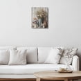 thumbnail image 4 of Framed Rustic Farmhouse Daisy Canvas Wall Art - Vintage Country Floral Print with White Daisies & Rust Watering Can, Botanical Still Life Decor for Living Room, Bedroom & Home, 4 of 5
