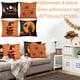 thumbnail image 2 of Decoración para Halloween Juego de almohadas de Halloween de 17,7x17,7 pulgadas, funda de almohada de Halloween de Material de lino de la serie Ghost Cushaw Head (sin núcleo de alm(Buy 2 save 10%), 2 of 6