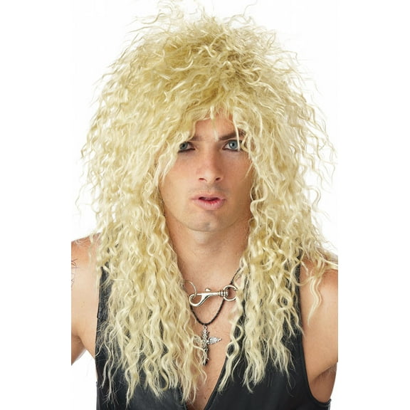 Headbanger Costume Wig (Blonde)