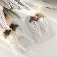 thumbnail image 1 of Adorno de árbol de Navidad con copo de nieve blanco - Colgante de hielo de cristal de PVC con bayas rojas y piñas, tamaños de 6,69" y 5,51", decoración navideña, 1 of 6