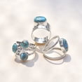 thumbnail image 5 of YoTreasure Blue Copper Turquoise Solid .925 Sterling Silver Designer Ring, 5 of 7