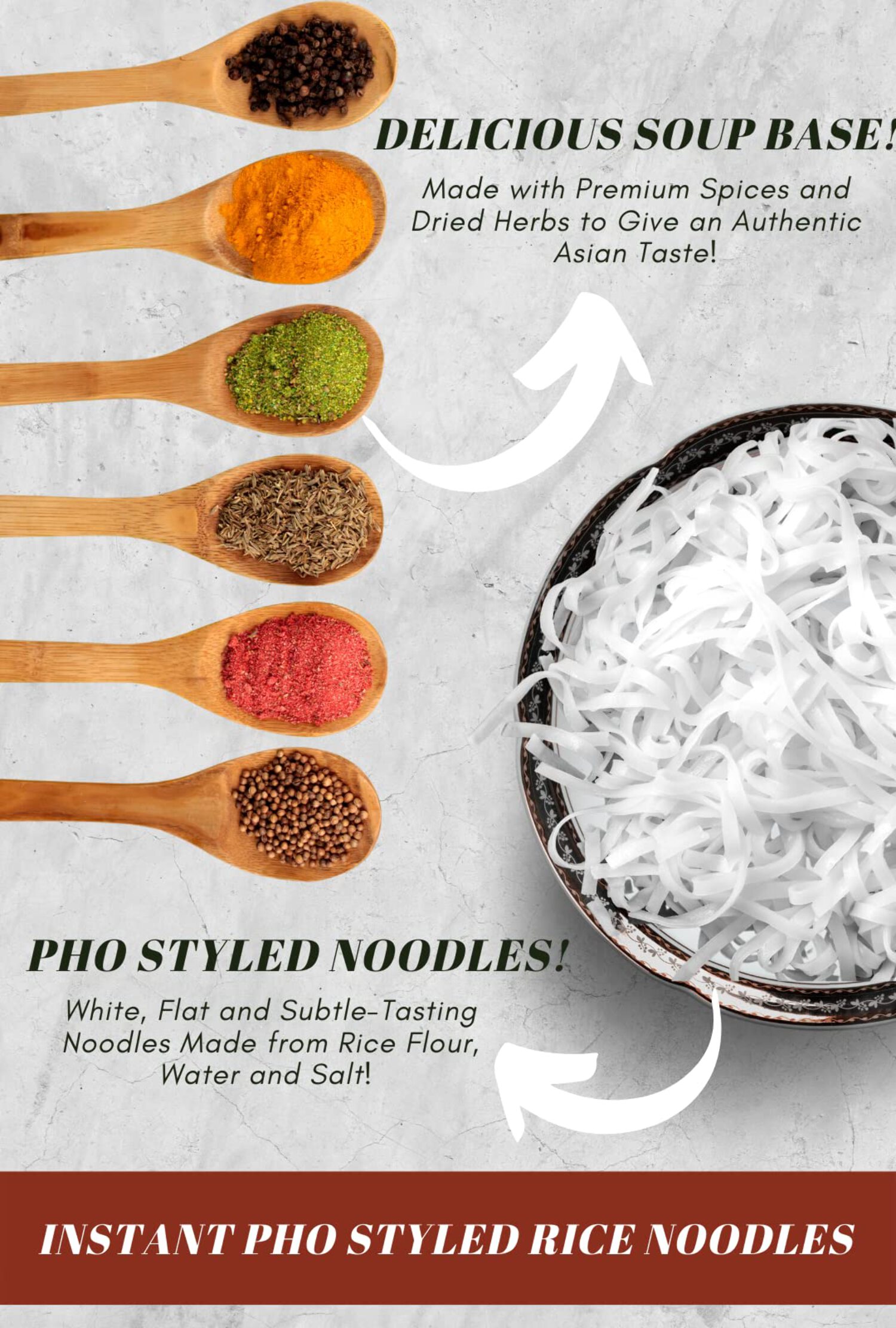 Beef Flavored Instant Pho Noodle Bowl - (Pack of 9)