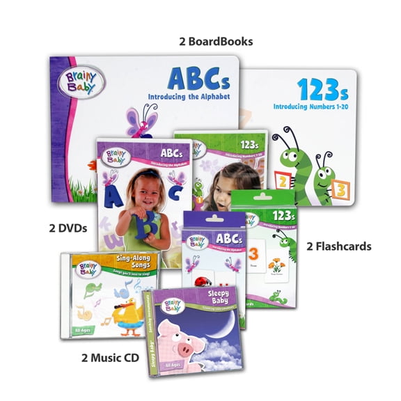 Brainy Baby Teach Your Child ABCs and 123s Discovering the Alphabet A