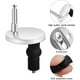 thumbnail image 3 of Paquete de 2 bisagras universales de montaje para asiento de inodoro, 47mm, accesorios para tapa de inodoro, fijaciones de repuesto para asiento de inodoro, 3 of 5