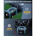 thumbnail image 6 of Maircle AC/DC Tire Inflator, 3 in 1 Portable Air Compressor for Car Tires with Auto Shut-off, LED Light, 150PSI Air Pump for Cars, Balls, Motorcycles, 6 of 8