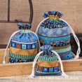 thumbnail image 1 of Bolsa de lino con cordón para teléfono móvil, joyería de granos de café, bolsa de almacenamiento con cordón para joyería, embalaje de regalo de Navidad de cáñamo, 1 of 6