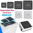 thumbnail image 2 of 8/9/12/14CM PC Chassis Cooling Fan Dust Filter Magnet Dustproof Mesh Cover for Computer Case Net Guard Power Supply Accessories Black 14CM 3PCS, 2 of 6