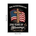 thumbnail image 5 of BSJJY American 250th Anniversary Small Garden Flag 12x18 Inches, Double-Sided USA Bicentennial Patriotic Pattern Yard Sign for Home Farmhouse Outdoor Lawn Decor (F), 5 of 6