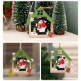 thumbnail image 5 of Gibobby Adornos de colgantes de Navidad Colgantes de etiqueta de recorte de hueca Adornos de Rústicos Adornos de árbol de Navidad para decoraciones navideñas(C), 5 of 5