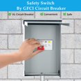 thumbnail image 3 of Panel para spa Briidea 50 A con interruptor diferencial GFCI IP65 impermeable, 3 of 7