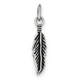 thumbnail image 1 of Beautiful Sterling Silver Antiqued Feather Charm, 1 of 2