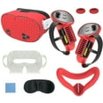 thumbnail image 1 of Silicone Protective Accessory Set for Meta Quest 3S, Including Controller Handle Cover, VR Shell Cover, Face Mask, Lens Cover, Thumb Grip, Eye Mask, Protective Case for Quest 3S, 1 of 8
