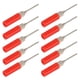 thumbnail image 1 of Delaman, pines de sonda de prueba, 10 uds, pines de sonda de prueba, aguja de perforación de aislamiento de 2mm, sonda de prueba de multímetro no destructivo(rojo), 1 of 14