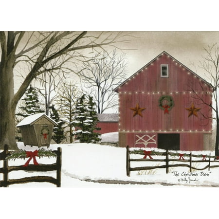 Lpg Greetings The Christmas Barn Box Of 18 Christmas Cards