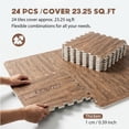 thumbnail image 6 of EVA Interlocking Mats, Puzzle Floor Tiles, Foam Floor Padding with Border for Furniture, Home Space, Living Room, Garage, 6 of 7
