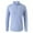 Blue, variant on jjayotai Mens Long Sleeve Tops Clearance Men's Casual Cardigan Solid Color Oxford Textile Long Sleeved Shirt