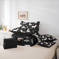 thumbnail image 5 of Manfei Funny Alpaca Teens Bedding Comforter Set 7-Piece, Kawaii Cartoon Animal King Bedding Sets, Cute Princess Love Heart Reversible Bed Sheets, Luxury Bedroom Decor, 5 of 7