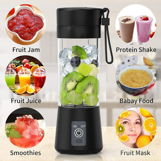 Mini Licuadora De Batidos Batidora Portátil Doble Hache 600ml