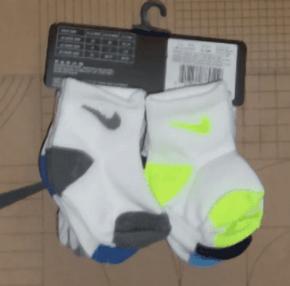 Nike Baby Lightweight Ankle Socks 6 Pack 12-24 Months