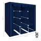 thumbnail image 2 of Closet Armable LUMO Ropero Organizador Rack Portatil azul oscuro 175 cm, 2 of 7