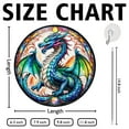 thumbnail image 3 of 89Bloom The Celestial Dragon Window Hanging Stained Glass, The Celestial Dragon Suncatchers for Windows Stained Glass, Stained Glass The Celestial Dragon suncatcher, 3 of 8