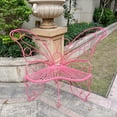 thumbnail image 1 of 45 in Pink Butterfly Metal Garden Bench, 1 of 4