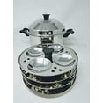 thumbnail image 1 of Tabakh 4-Rack Stand & Multi Purpose Plate Idli Cooker, Makes 16, Stainless Steel, 1 of 1