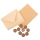 thumbnail image 3 of 1 juego de cartas: incluye sellos de cera, sobres y papel rayado para cartas de amor, bodas y anuncios., 3 of 7