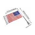 thumbnail image 2 of Suitable for Motorcycle with Brackets Polyester and Aluminum Alloy Poles XL883 12 X48 and Travel Motorcycle Rear Racks, 2 of 4