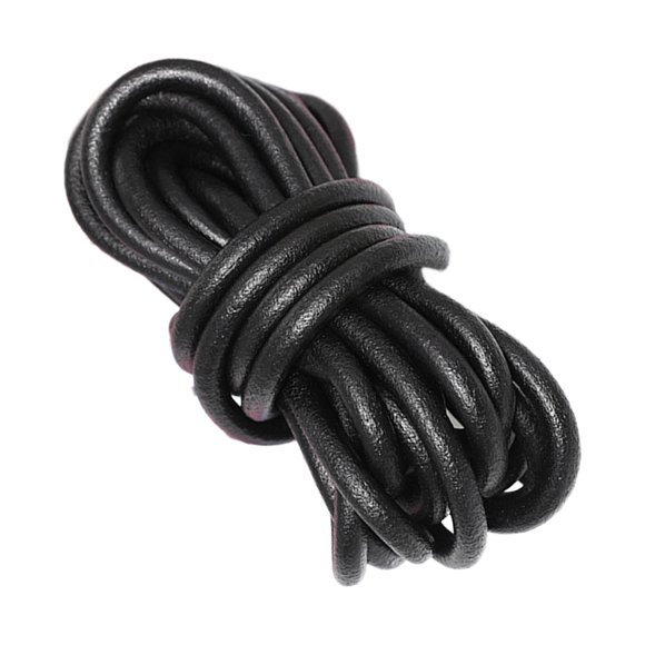 Cordón de Cuero Redondo para Collares Cuerda para Bisutería Hilo para Manualidades Material Sintético Indicado para Artesanía Obsequios