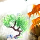 thumbnail image 2 of Acuario, pecera, planta de plástico artificial, árbol curvado, adorno de paisaje (árbol de vainilla verde), 2 of 8