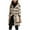 Beige, variant on Dealovy Cardigan Sweaters for Women Long Sleeve Open Front Sweater Button down Color Block Striped Coat with Pockets