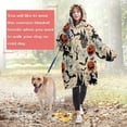 thumbnail image 4 of Wearable Oversized Blanket,Classic Halloween Pattern Wearable Blanket Hoodie for Adults,Cozy Hooded Blankets with Super Pockets,Super Warm Fuzzy Pullover for Women & Men, 4 of 6