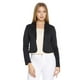 thumbnail image 1 of Blazer Corto Mujer Moda Formal Manga Larga Negro Detalle Botón Delantero 550415 negro G INCÃGNITA 550415, 1 of 5