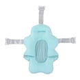 thumbnail image 1 of Asiento de baño para bebé, universal, flotante, plegable, suave y cómodo, alfombrilla de apoyo para bañera de bebé para baby shower, color azul claro, 1 of 14