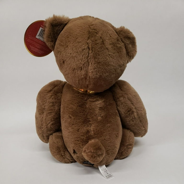 FAO Schwarz 160th Anniversary Brown Bear with Embossed Footpad